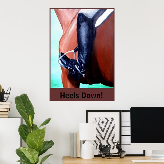 Poster Les talons ! (Bureau à domicile)