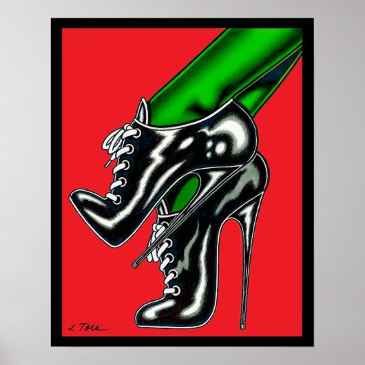 Poster Les talons de dentelle de Madame Mars (Devant)