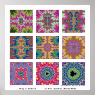 Poster Les tapisseries riches des pets de cerveau