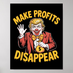 Poster Les tarifs douaniers de Trump récession mème font