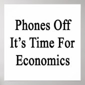 Poster Les téléphones fermés Il est temps pour l'économie (Devant)