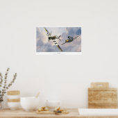 Poster Les tempêtes Hawker ont été mobilisées pour interc (Cuisine)