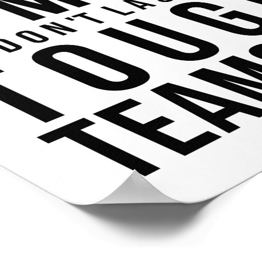 Poster Les temps difficiles ne sont pas Derniers Les équi (Coin)