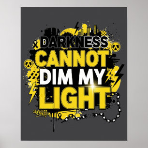 Poster Les ténèbres ne peuvent pas éteindre ma lumière