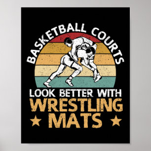 Poster Les Terrains De Basket-Ball Sont Meilleurs Avec Le