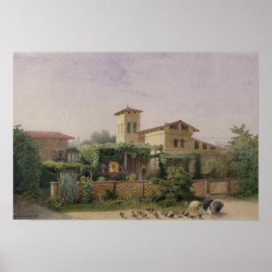 Poster Les thermes romains, 1848