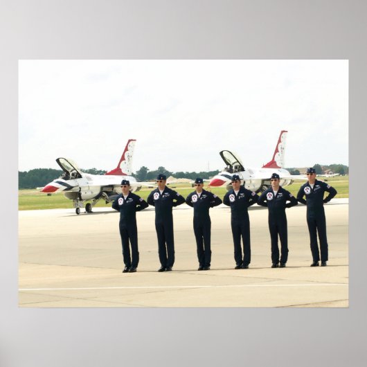 Poster Les "Thunderbirds". (Devant)