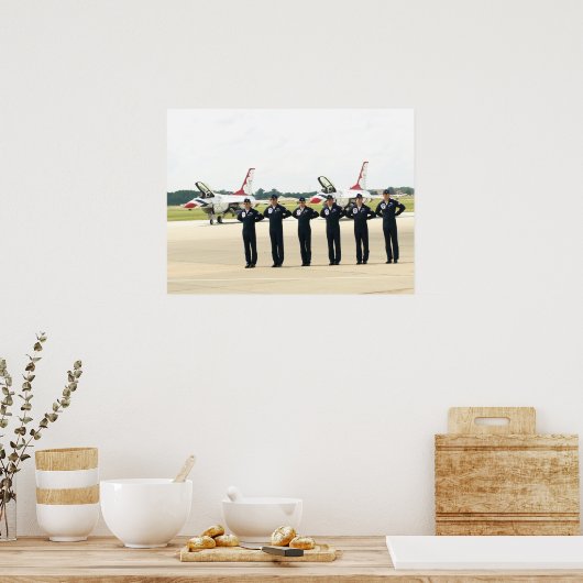 Poster Les "Thunderbirds". (Cuisine)