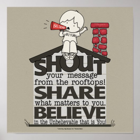 Poster Les toits crient (Devant)