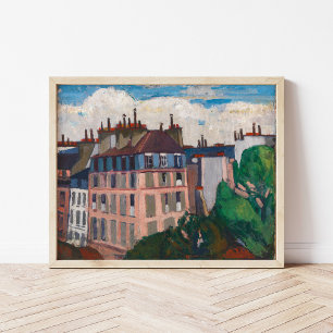 Poster Les toits de Paris Henry Lyman Saÿen