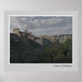 Poster Les toits d'Édimbourg (Devant)