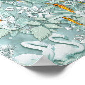 Poster Les tons pastel doux de Sage Green (Coin)