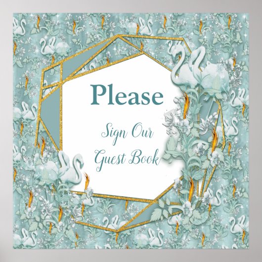 Poster Les tons pastel doux de Sage Green (Devant)