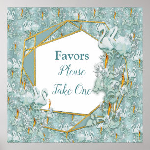 Poster Les tons pastel doux de Sage Green