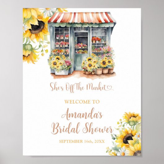 Poster Les Tournesols De La Fête des mariées Du Marché Bi (Devant)