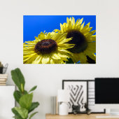 Poster Les tournesols de Moonwalker se tournent vers le c (Bureau à domicile)