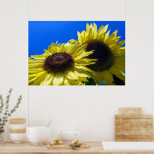 Poster Les tournesols de Moonwalker se tournent vers le c (Cuisine)