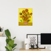 Poster Les tournesols de Van Gogh (Bureau à domicile)