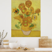 Poster Les tournesols de Van Gogh (Cuisine)