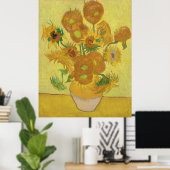 Poster Les tournesols de Van Gogh (Bureau à domicile)