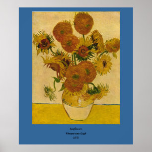 Poster Les tournesols de Vincent van Gogh, 1878