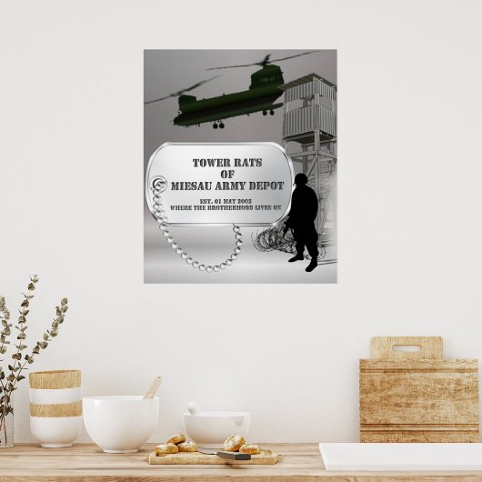 Poster Les tours de Miesau (Cuisine)