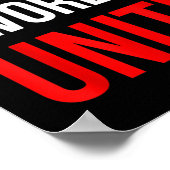 Poster Les Travailleurs De L'Union Mondiale (Coin)