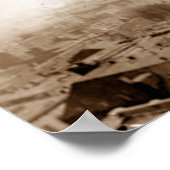 Poster Les Travailleurs Du Fer De Construction Descendent (Coin)