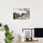 Poster Les travaux d'eau à Fairmount Philadelphia (Bureau à domicile)