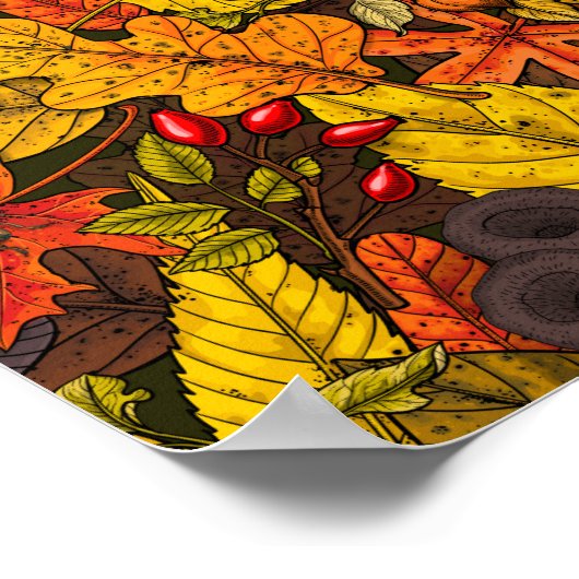 Poster Les trésors d'automne (Coin)