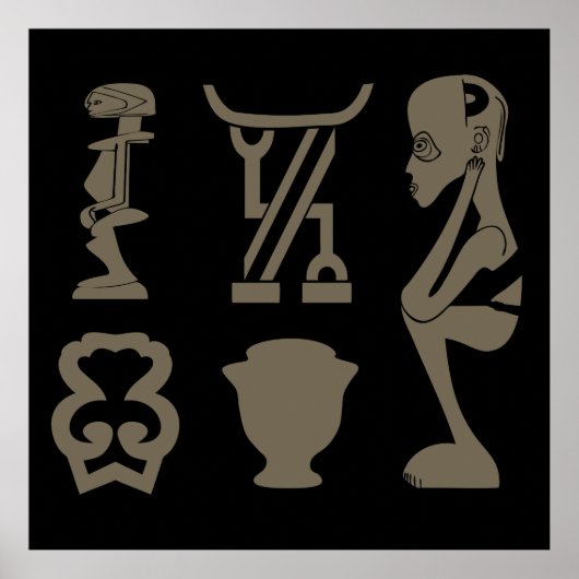 Poster Les tribus africaines (Devant)