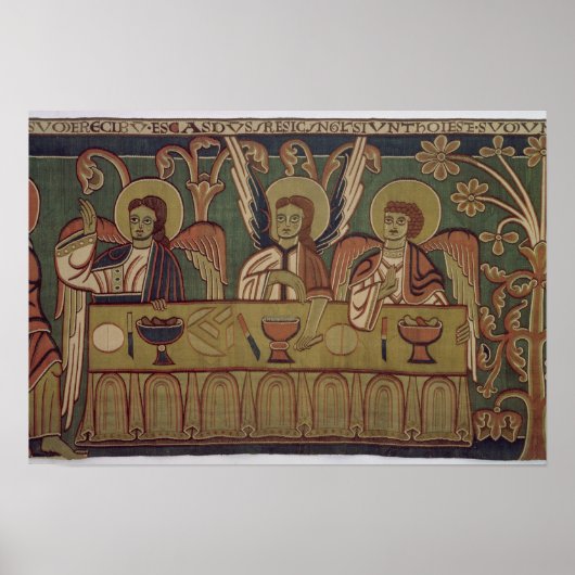 Poster Les Trois Anges, de l'histoire d'Abraham (Devant)