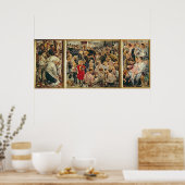 Poster Les trois ans d'un travailleur, 1895 (Cuisine)