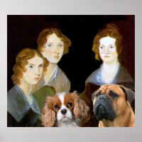 Les Trois Bronte filles et Keeper et Flossy