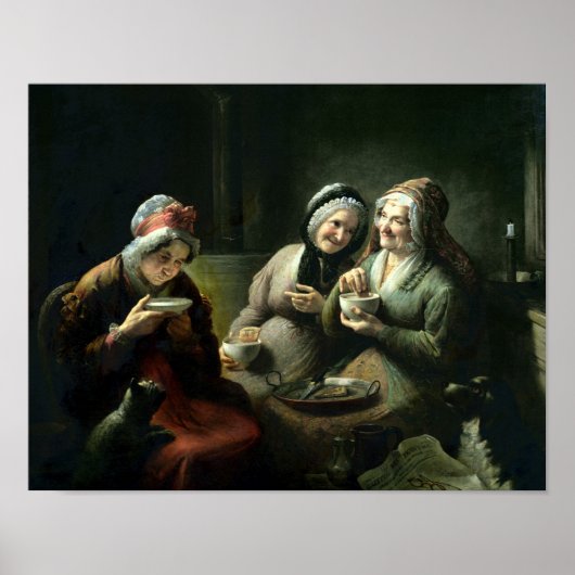 Poster Les trois commérages (Devant)