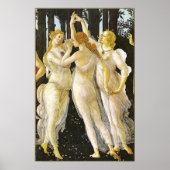 Poster Les trois grâces de Sandro Botticelli (Devant)