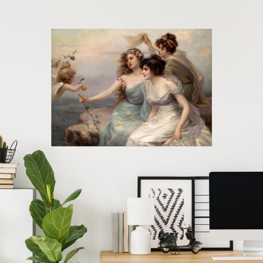 Poster Les trois grâces d'Edouard Bisson (Bureau à domicile)