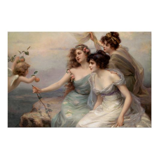 Poster Les trois grâces d'Edouard Bisson (Devant)