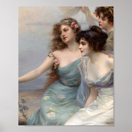 Poster Les Trois Grâces D'Edouard Bisson (Devant)