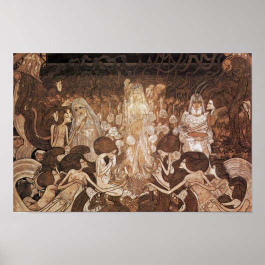 Poster Les Trois Mariées De Toorop Jan (Meilleure Qualité (Devant)