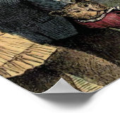 Poster Les Trois Ours Font Une Promenade Illustration Vin (Coin)