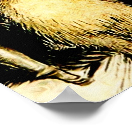 Poster "Les trois ours" par Arthur Rackham (Coin)