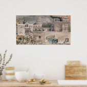 Poster Les troupes américaines sous le général Doniphan (Cuisine)