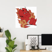 Poster Les trucs chauds du petit diable (Bureau à domicile)