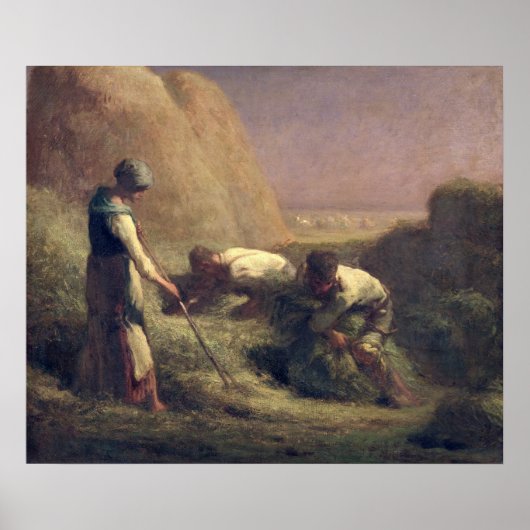 Poster Les Trussers de foin, 1850-1851 (Devant)