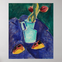 Les 'Tulipes dans un vase vert' d'Alfred Henry Mau