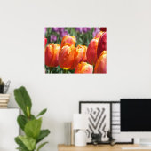 Poster Les Tulipes Orange (Bureau à domicile)
