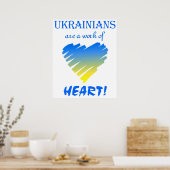 Poster Les Ukrainiens sont un travail de coeur ! (Cuisine)