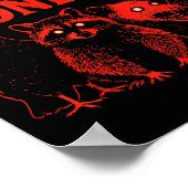 Poster Les Unhinges Raccoon Chat Possum Pigeon Déplaisant (Coin)