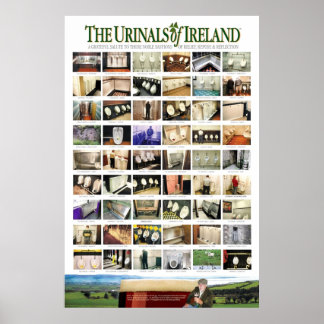Poster Les Urinales d'Irlande